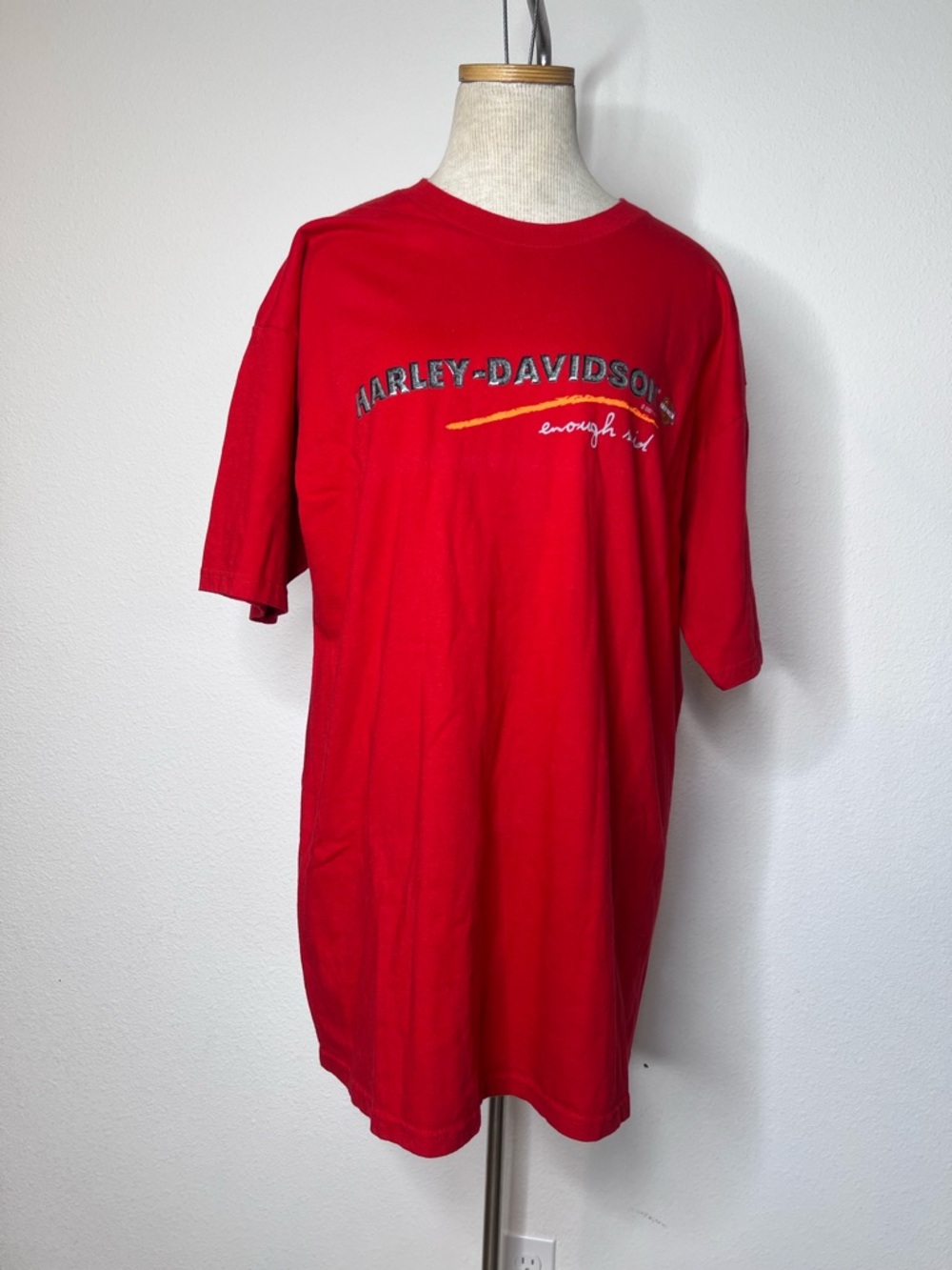 Harley-Davidson Red Short Sleeve Logo Tee